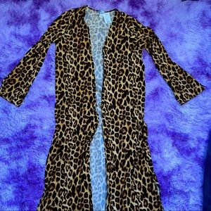 Animal Print Duster